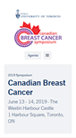 Mobile Screenshot of breastsymposium.ca